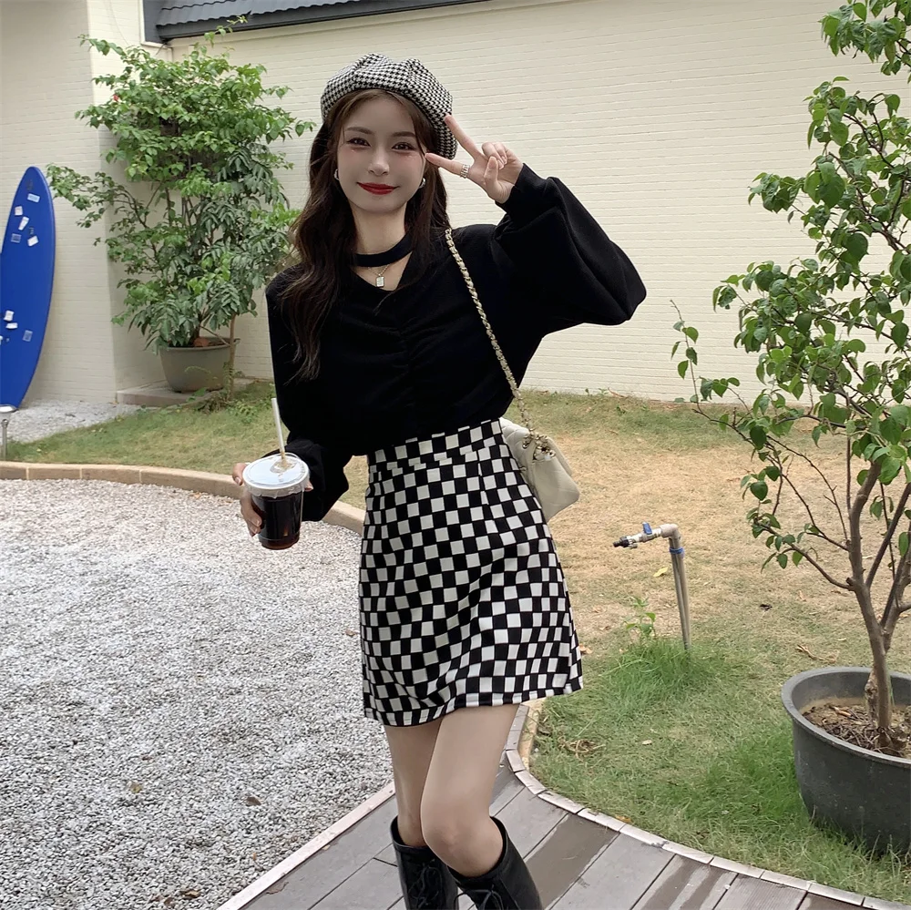 Новинка 2021 Модный женский костюм на раннюю осень Повседневный свитер осенняя