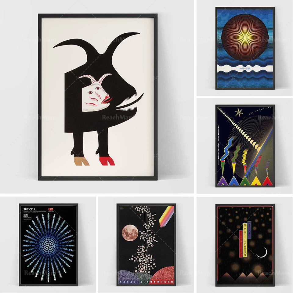 

Ретро выставочный плакат/минимализм Nagai Kazumasa Designs Life