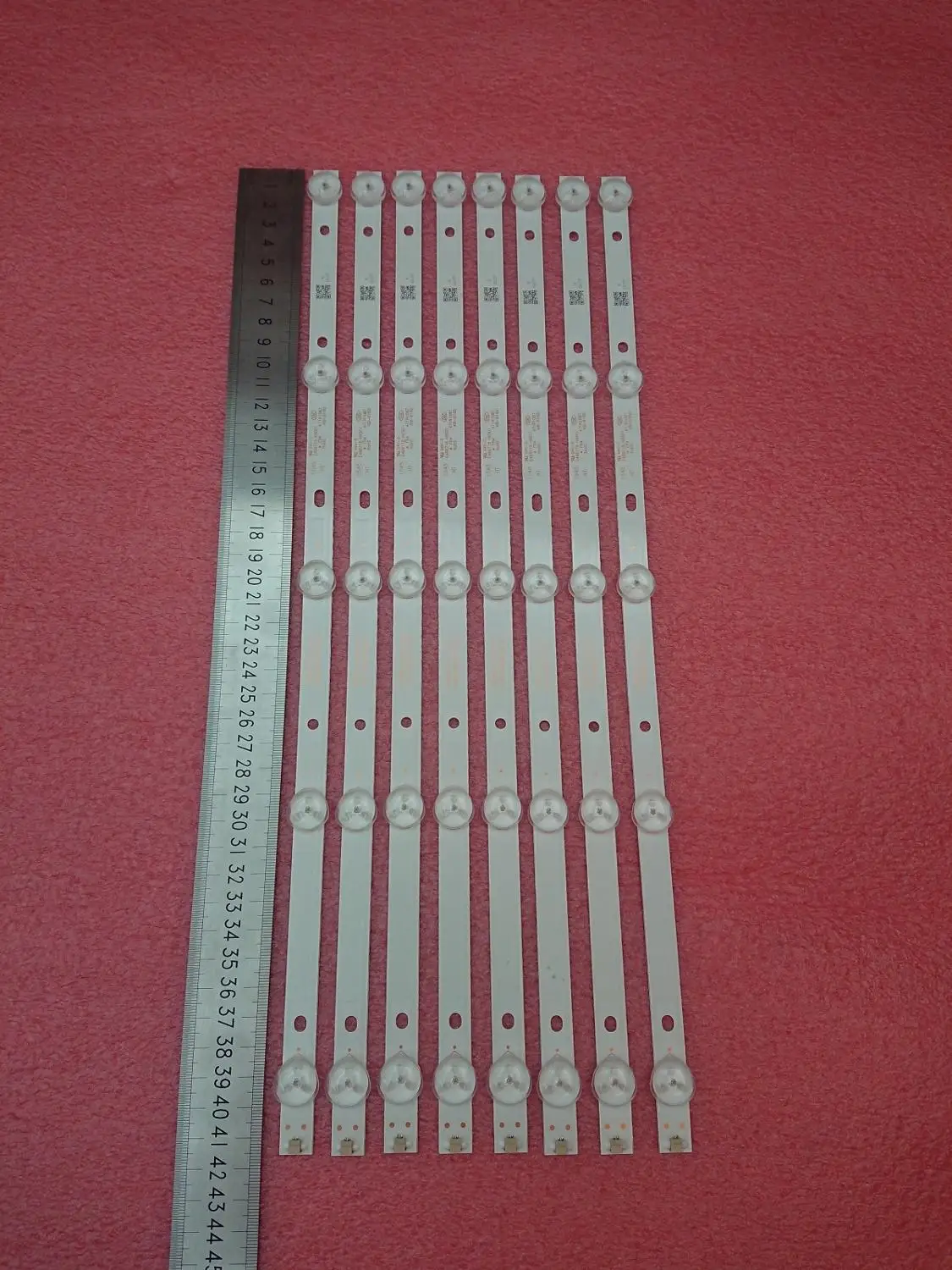 Новинка 50 шт./лот 5LED(3 В) 415 мм Светодиодная лента для подсветки 43PFF5459 42PUF6052 K420WD7 4708