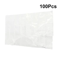 100pcs waterproof film water adhesive tape disposable clear shampoo pad for barber salon or hair dye oil shawl cloth
