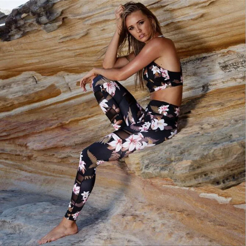 Спортивная одежда комплект для йоги спортивная бега женская тренировок