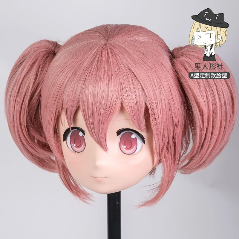 

(LiLi Mask-125) Sweet Girl BJD Resin Head Mask Custom Cosplay Japan Anime Silicone Kigurumi Mask Cross Dressing Lolita Doll