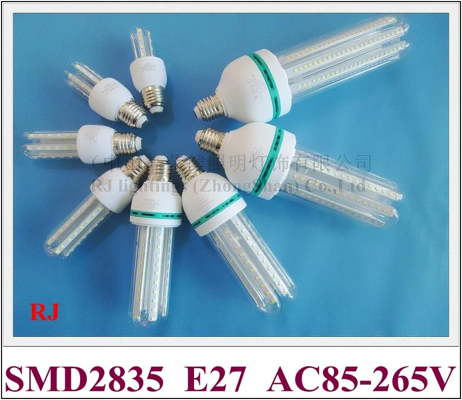 Алюминиевая + стеклянная SMD 2835 светодиодсветодиодный светильник Па кукуруза 3 Вт 5