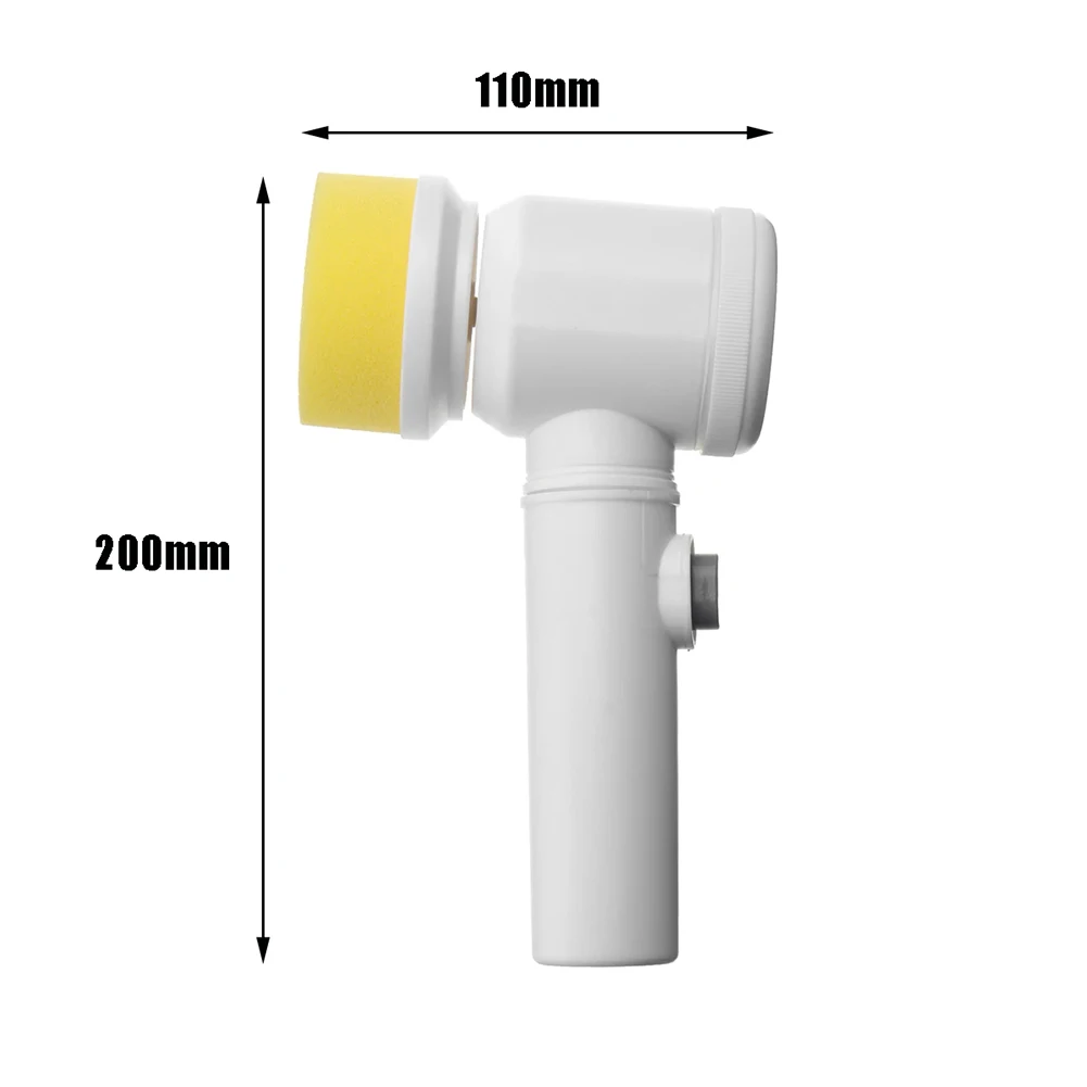 

Household Cleaner Cooking Tools 5 in 1 Set Handheld Electric Cleaning Brush for Bathroom Toilet Tub Brush Rags