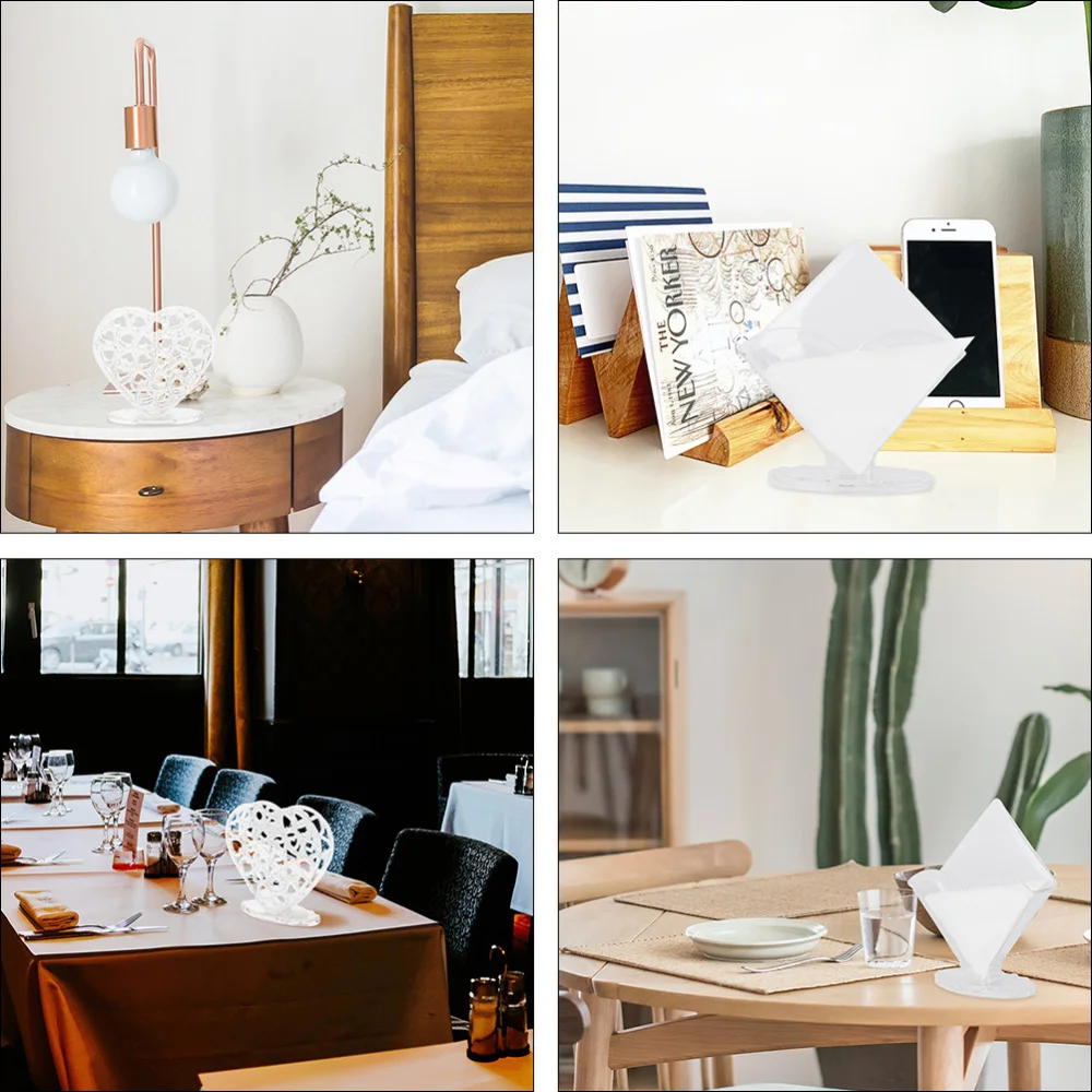 

2pcs Clear Tissue Box Transparent Napkin Box Vertical Paper Holders