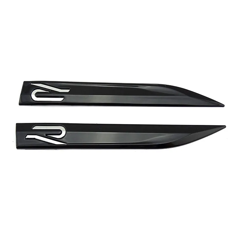 

Tape plastic Golss Black car Door side fender knife r logo badge emblem sticker for 2020 golf 8/MK8 MK5 6 7