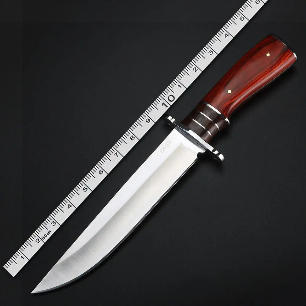 

Outdoor knife Survival Camping Pocket Knife Wood Handle Fishing knives Practical knife