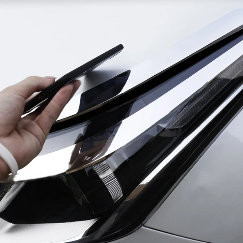 Модификации ABS Хромовая автомобильная пленка для передней фары автомобиля