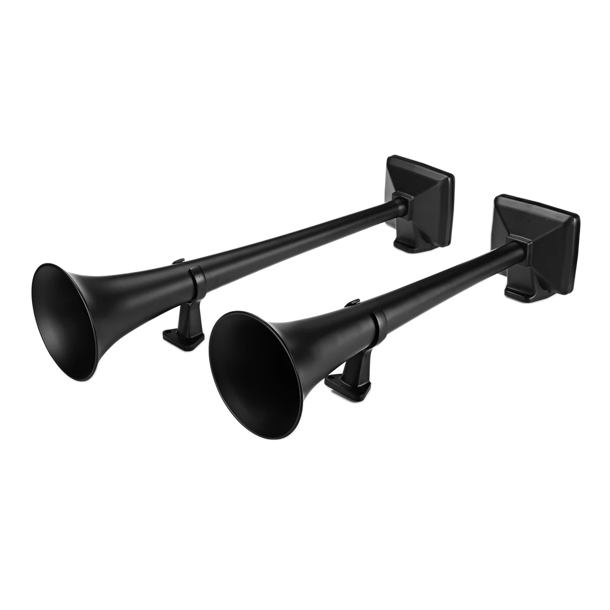 

1000DB 12V 24V Super Loud Universal Air Horn Single Trumpet Chrome Compressor For Car Truck Boat Motorcycle