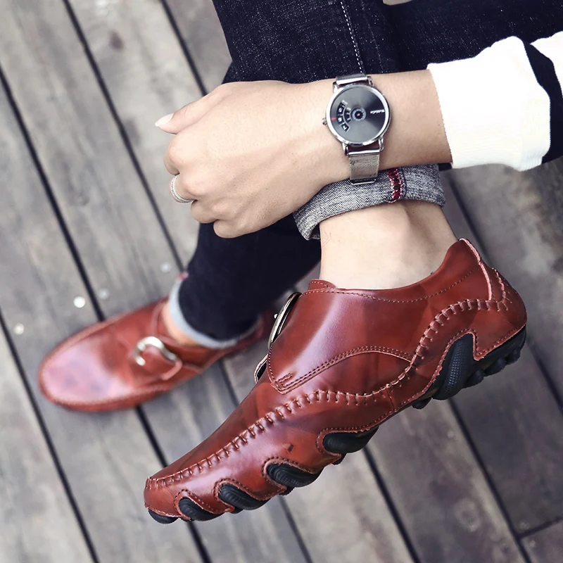 2022 мужские повседневные Элегантные лоферы Модные кожаные туфли-лоферы в деловом