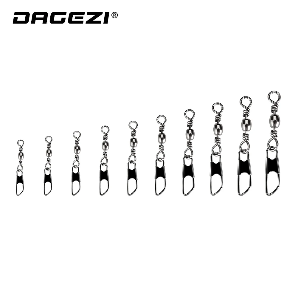 dagezi-stainless-steel-with-snap-fishhook-lure-swivels-50pcs-lot-fishing-connector-pin-bearing-rolling-swivel-fishing-tackle