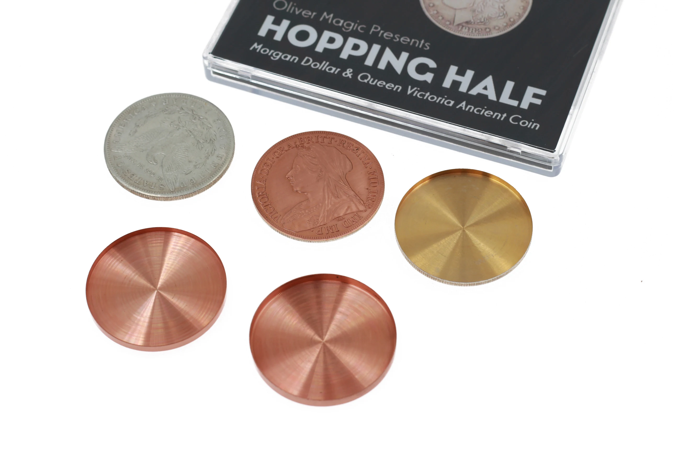 Прыгающие Волшебные трюки Моргана монеты Исчезающие магия магический волшебник