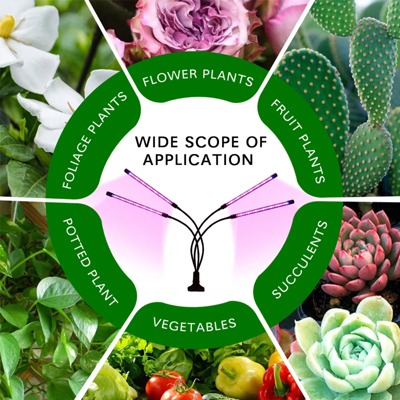 Светодиодный ная фитолампа полного спектра для выращивания растений 5 В