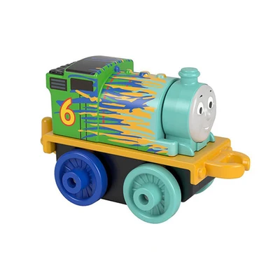 Оригинальный мини-Паровозик Thomas and Friends пластиковая Игрушечная модель автомобиля