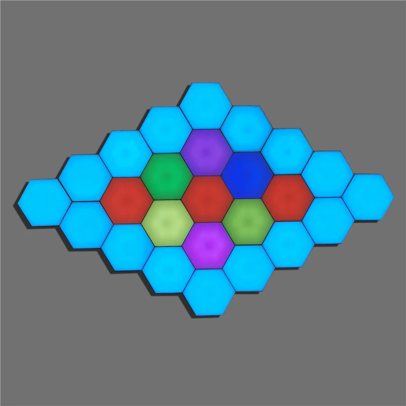 Современный RGB Ночной светильник для украшения дома креативная Квантовая