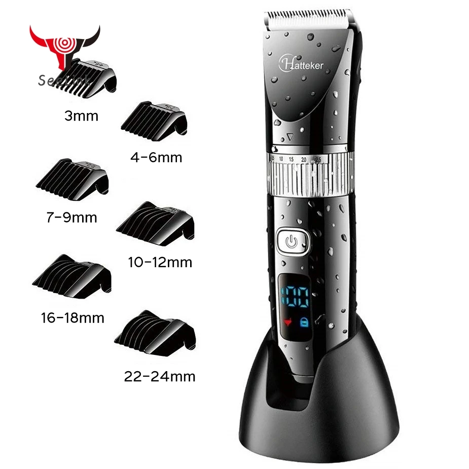 

13 piece professional hair trimmer for men kit wet dry hair clipper beard trimer adjustable hair cutting machine Lithium Ion