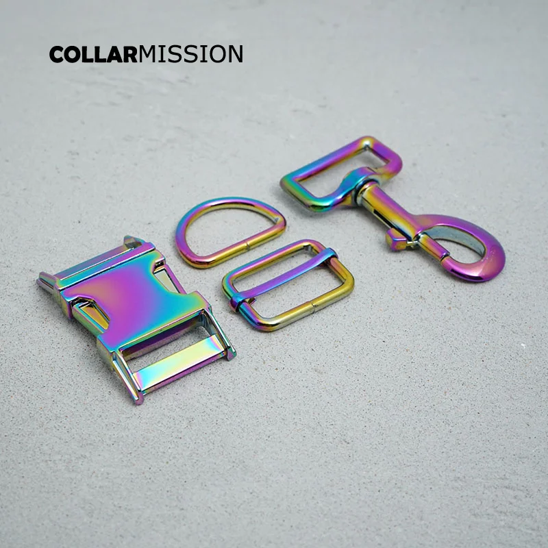 (metal buckle+adjust buckle+D ring+metal dog clasp/set) retailing 30mm for high quality DIY Collar leash set harness parts | Дом и сад