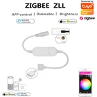 Zigbee 3,0 RGB LED контроллер 5050 прокладки СИД светильник Tuya Zigbee DC5V 12V 24V приложение Smart Life контроллер для AlexaGoogle Homeсинтетический каннабиноид класса дибензопиранов Hu-e