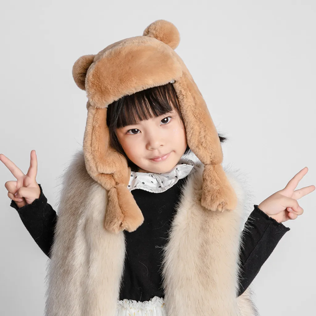 Детские шапки Lei Feng шапка на осень и зиму теплая для мальчиков замшевые наушники с