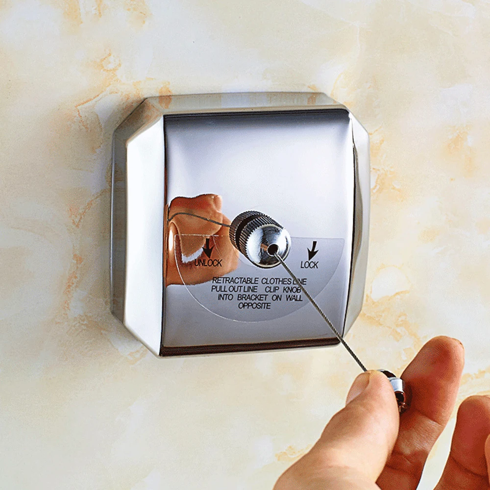 

Выдвижная вешалка для одежды из стальной проволоки, 2,8 м