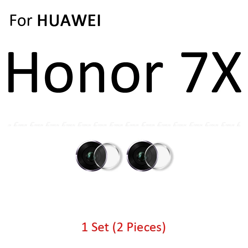 Прозрачная защитная пленка для задней камеры HuaWei Honor 8A 6A 5C 6X 6C Pro 8C 7X9 8 Lite 6 Play из закаленного стекла - Цвет: For Honor 7X