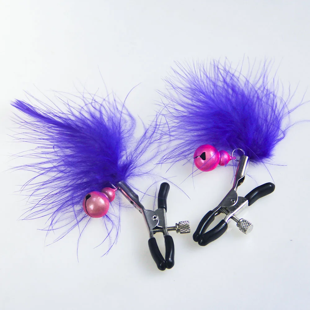 Cucurbit Feather зажимы для сосков дрожащие стимуляция молока женщин шлейф груди зажим