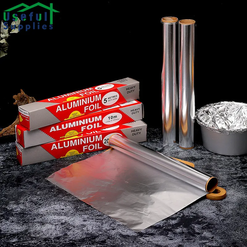 

Tin Foil Oven Paper Thickened Aluminum Foil Paper Barbecue Sweet Potato Wrapped Barbecue Baking Greaseproof Paper Kitchen Gadget