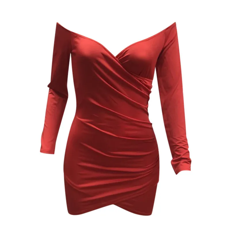 Женское платье тонкое в форме карандаша прямое новинка круглый вырез движущаяся