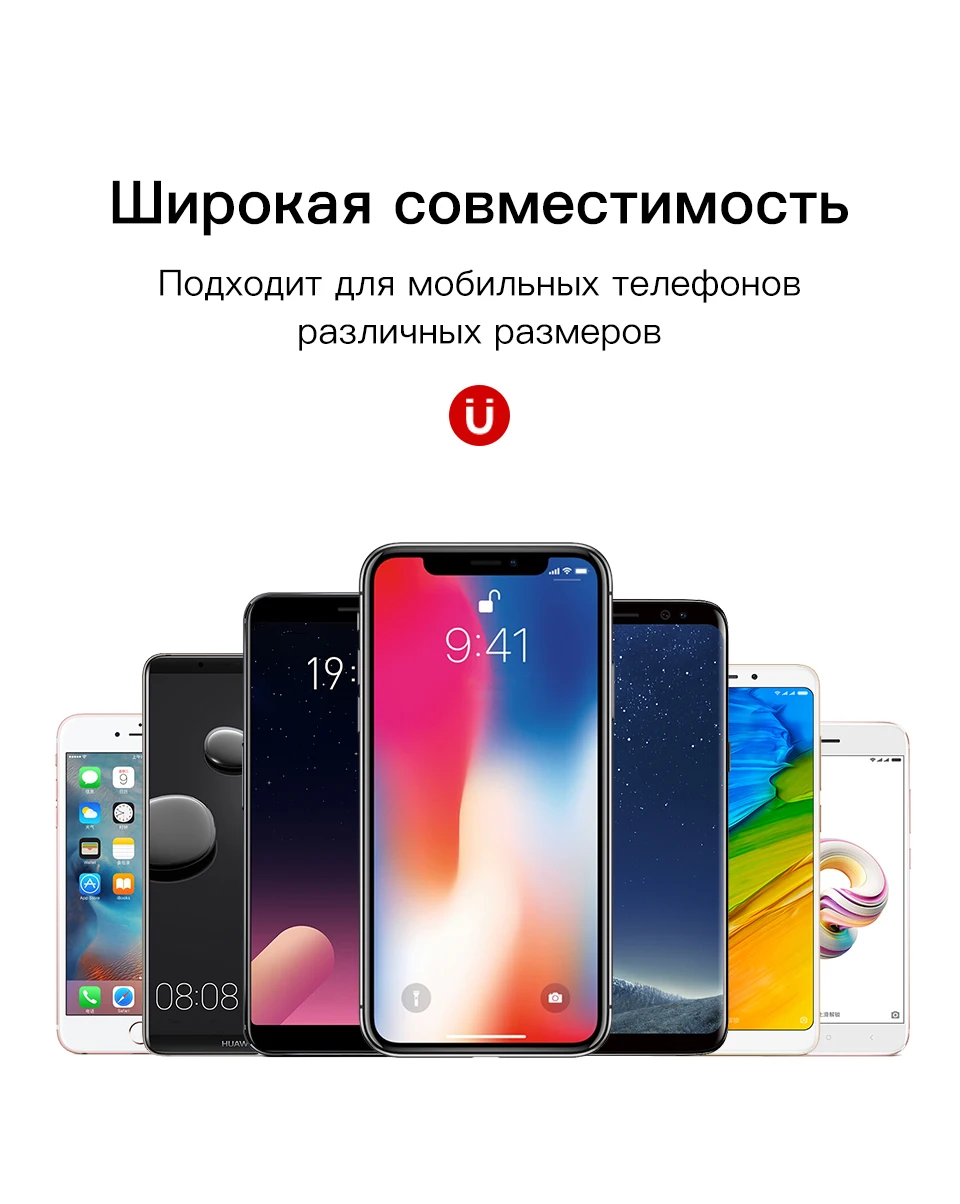KUULAA Автомобильный держатель для телефона Магнитный держатель на вентиляционное отверстие металлический магнит Автомобильный держатель для телефона вращение на 360 ° универсальная подставка для мобильного телефона