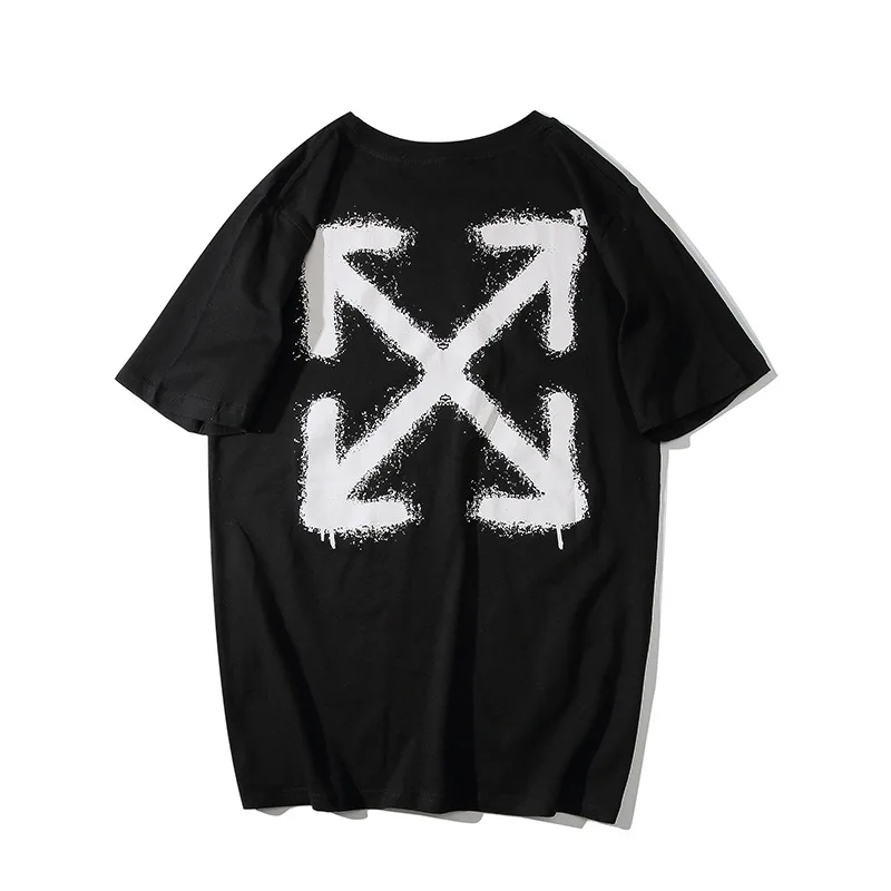 

2021 spring and summer new fashion brand couple limited graffiti casual round neck short sleeve T-shirt