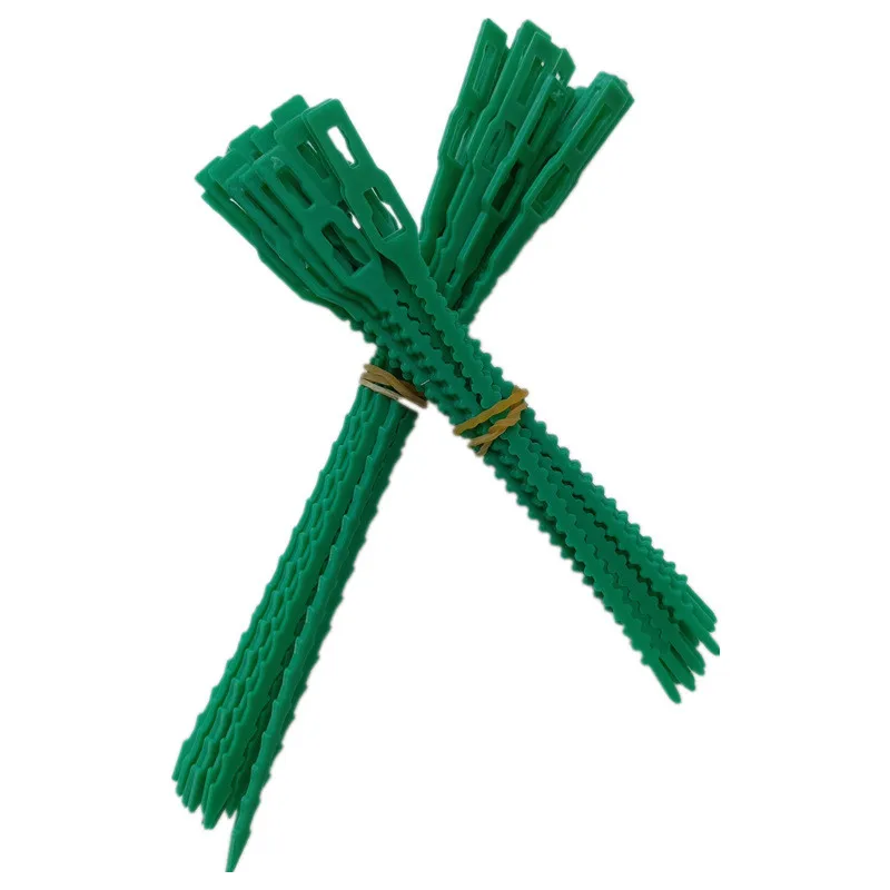 

20 Pcs 13MM 17MM Green Fishbone Ties 10 Pcs 23MM Blue Fishbone Ties Gardening And Gardening Straps Can Be Reused
