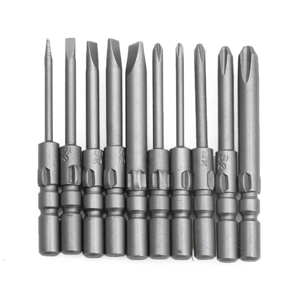 

10Pcs 40mm Magnetic Screwdriver Bits PH00 PH0 PH1 PH2 SL4 SL3 SL2.5 SL2 SL1.6 Screw Driver Drill Bit Set