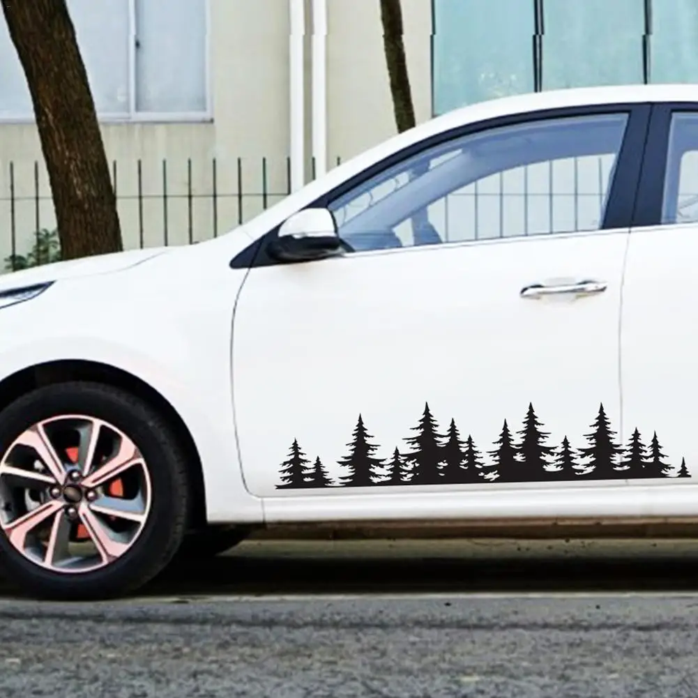 Виниловые наклейки на автомобиль черно белые для внедорожников автодомов