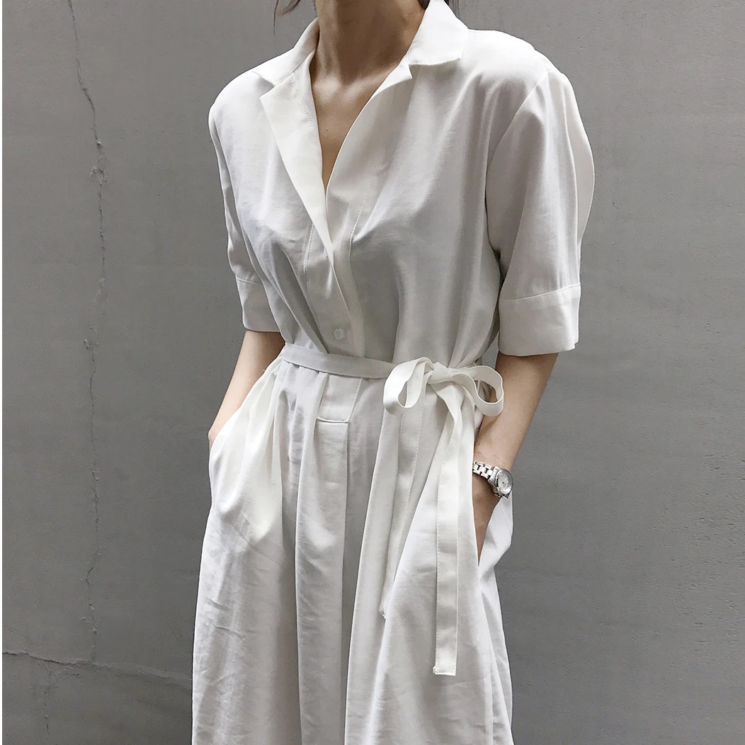 

2021 Plus Size Summer Shirt Dress Evening Female Vintage Dress Party Oversize Short Sleeve Beach Women Dresses Robe Vestido Prom
