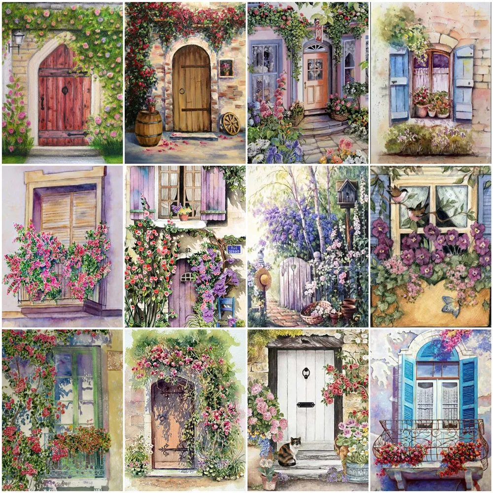 

Набор для рисования по номерам на стене, из акрила