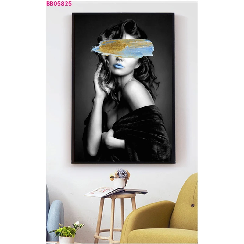 

Modern Color Graffiti Characters Oil Painting For Interior Print Nordic Posters Sofa Wall Art Pictures Bedroom Living Room Decor