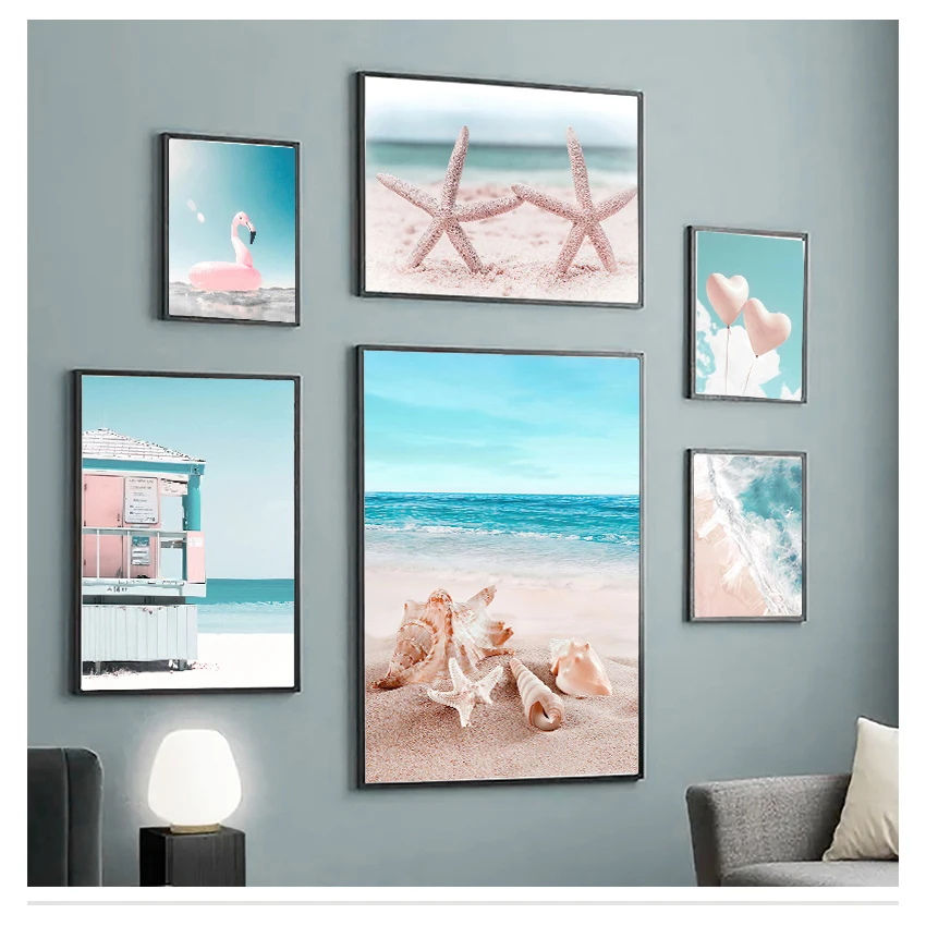 Настенная картина с изображением фламинго постеры и принты в скандинавском