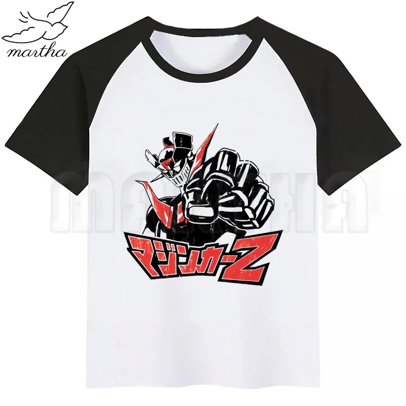 

Mazinger Z Baby Girls Summer Tshirt Boy Summer Short-Sleeved Casual Tops Kids Children's Fashion Clouse