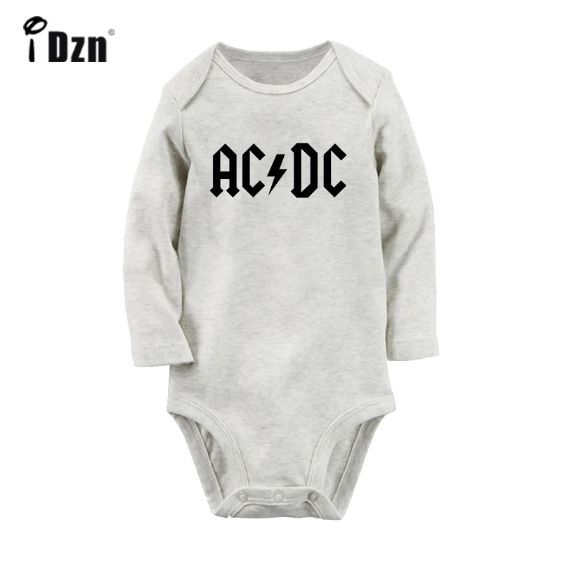 JcBaby202GC U2 альтернатива рок-группа ACDC Armin Van Buuren DJ вентиляторы Новорожденный ребенок боди малыш комбинезоны с длинными рукавами хлопок одежда - Цвет: JcBaby202GC