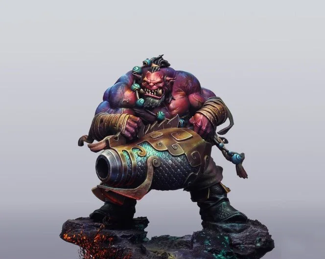 Новый несобранный 1/24 75 мм старинный воин с мордочкой (без основания) Статуэтка из