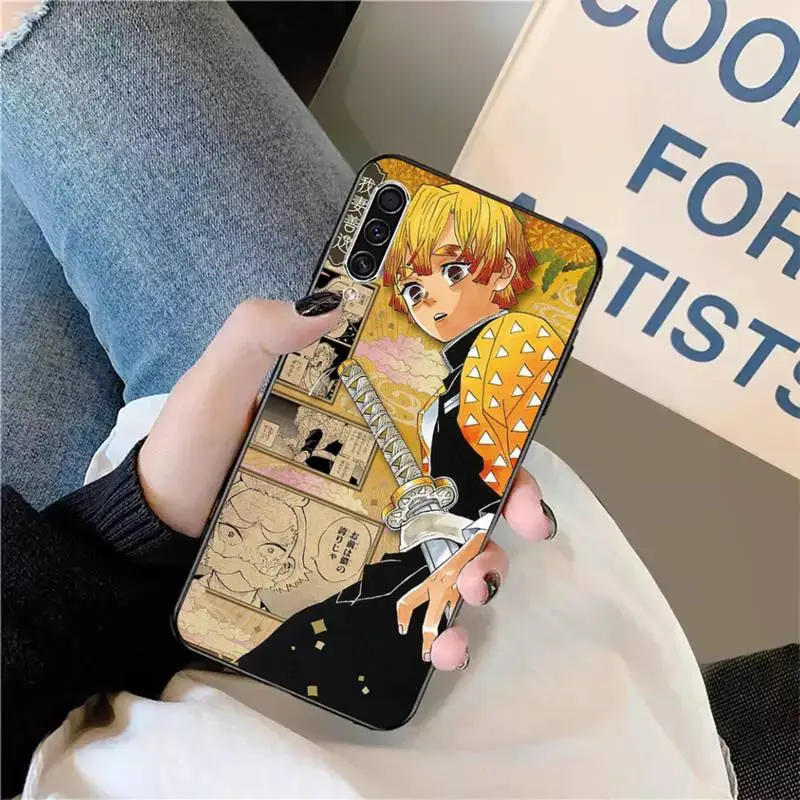 

Kimetsu No Yaiba Demon Slayer Phone Case For Samsung galaxy S 9 10 20 A 10 21 30 31 40 50 51 71 s note 20 j 4 2018 plus