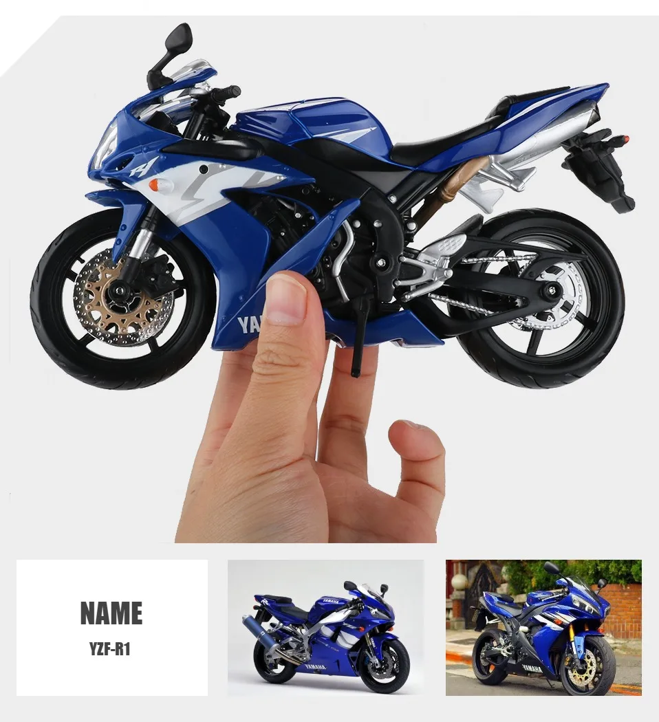 Maisto 1:12 модель мотоцикла Игрушка Сплав мотоцикл YZF-R1 Мотоцикл Мотокросс Внедорожник Игрушки для мальчиков коллекционный подарок