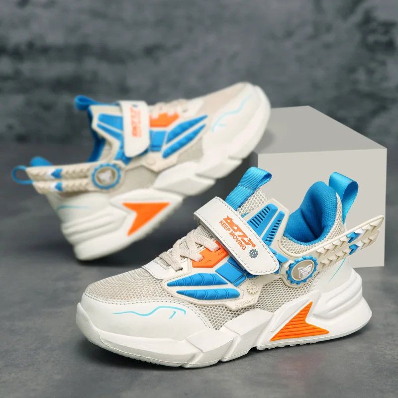 

Original Children Boys Casual School Shoes Breathable Child Kids Causal Trainer Hard-Wearing Shoes for Teenage Boys Size 28-39