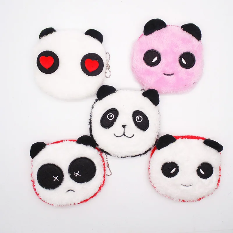 

Toy Fashion Student Cute panda Pendant Small Purse Coin Purse Can Put Bank Card Earphone Bag Plush bag