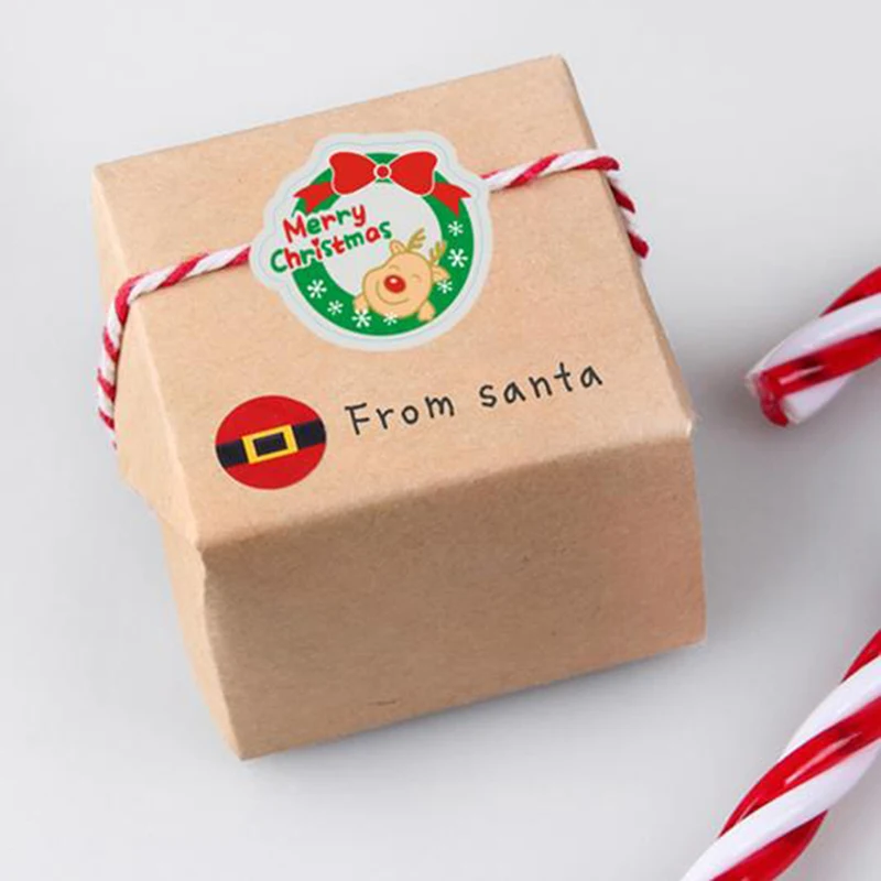 

90PCS Merry Christmas Theme Sealing sticker DIY Gifts posted Baking Decoration