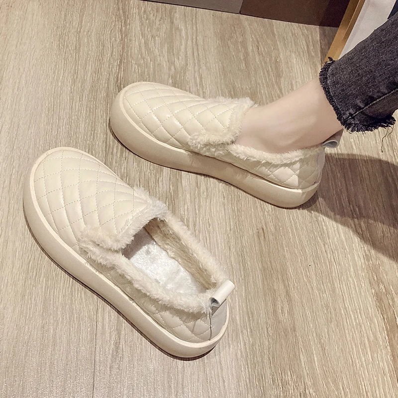 

Женские кроссовки без шнуровки, универсальные, с круглым носком, с закрытым носком, на платформе, повседневные, на осень