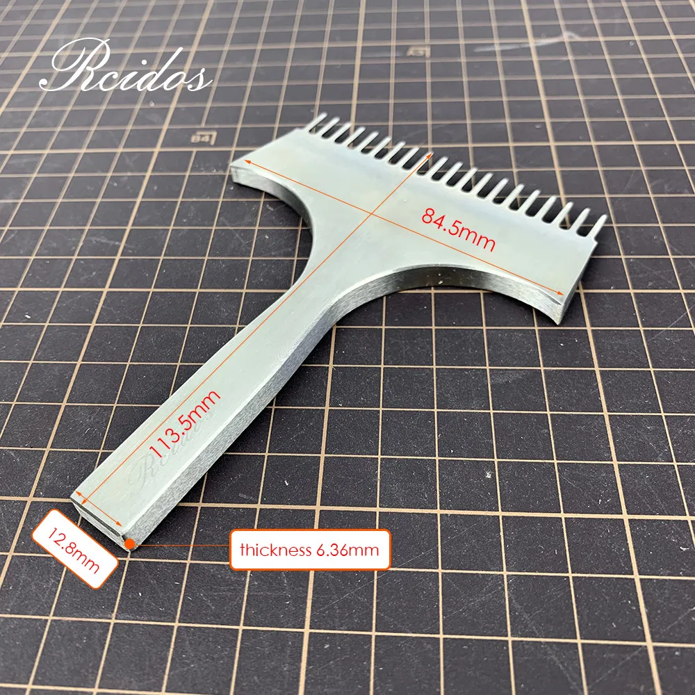 RCIDOS-perforadora de rombos Manual, de 20 dientes herramientas de perforaci&oacute;n, rombos, distancia: 4mm-3