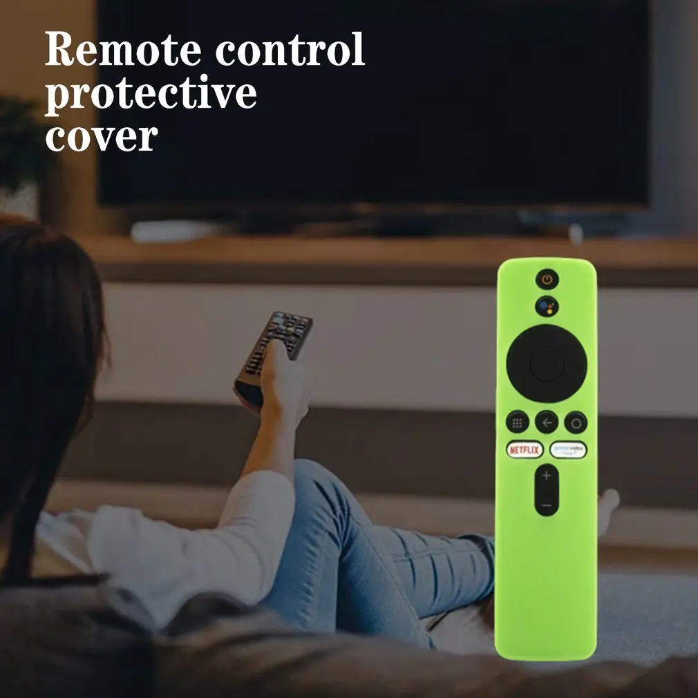 

Protective Case TV Removable Remote Control Cover Dustproof Protector Durable Silicone Soft Solid Home For MI-BOXs Remote