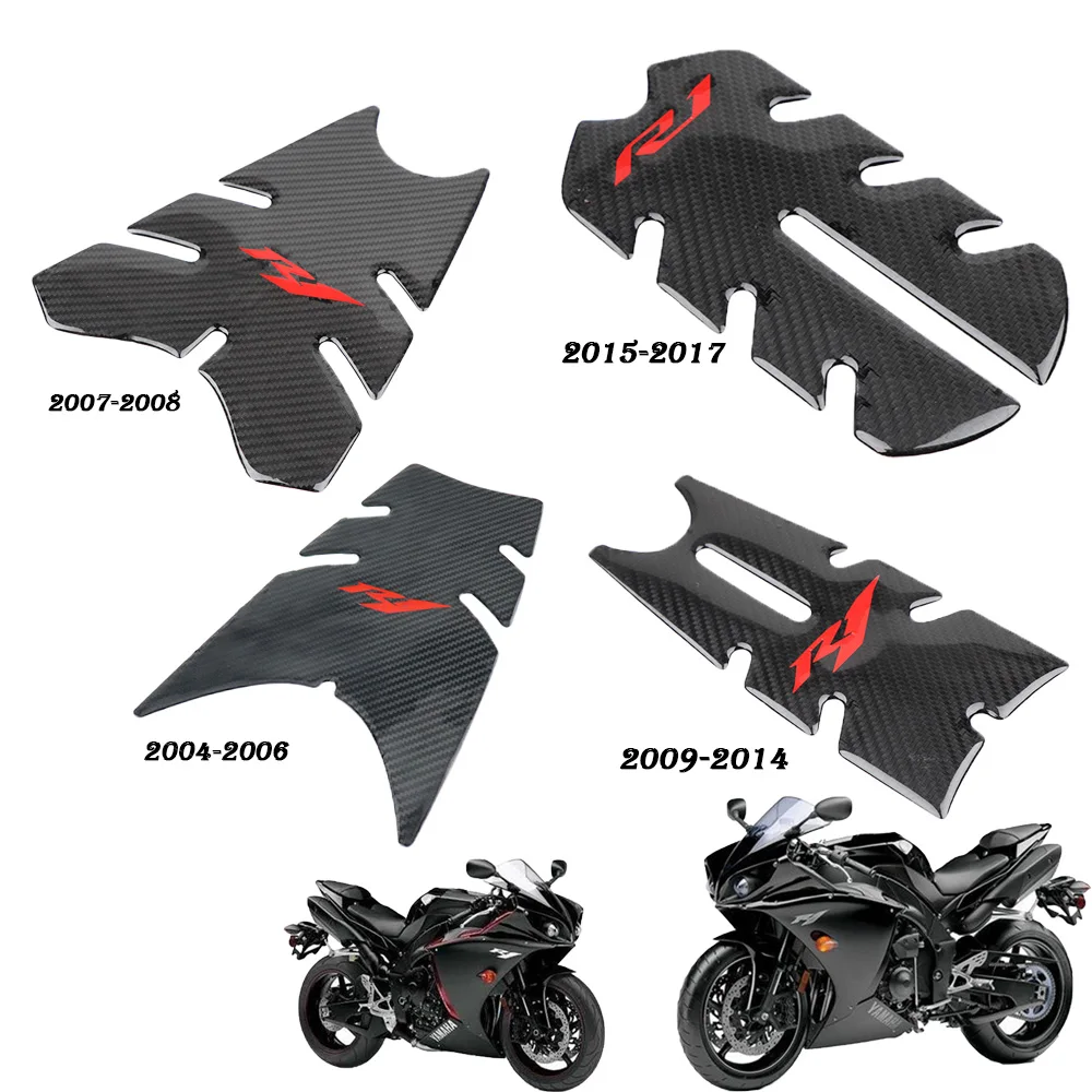 

3D мотоциклетные передние газ Крышка топливного бака протектор Танк планшетный чехол-накладка для Yamaha YZF-R1 R1 2004-2017