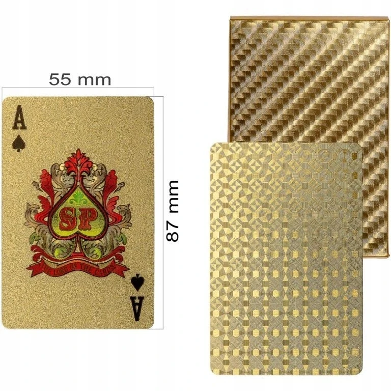 Водонепроницаемая профессиональная колода игральных покерных карт набор